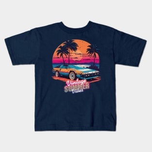 Vintage Summer Vibes Kids T-Shirt